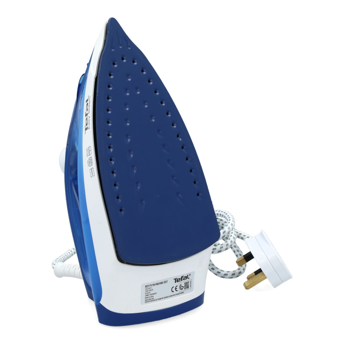 Tefal Easy Steam Iron Blue and White 200ml FV1941M0